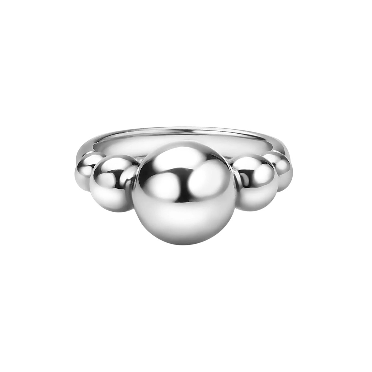 LAGOS Caviar Bubbly Sterling Silver Beaded Ring
