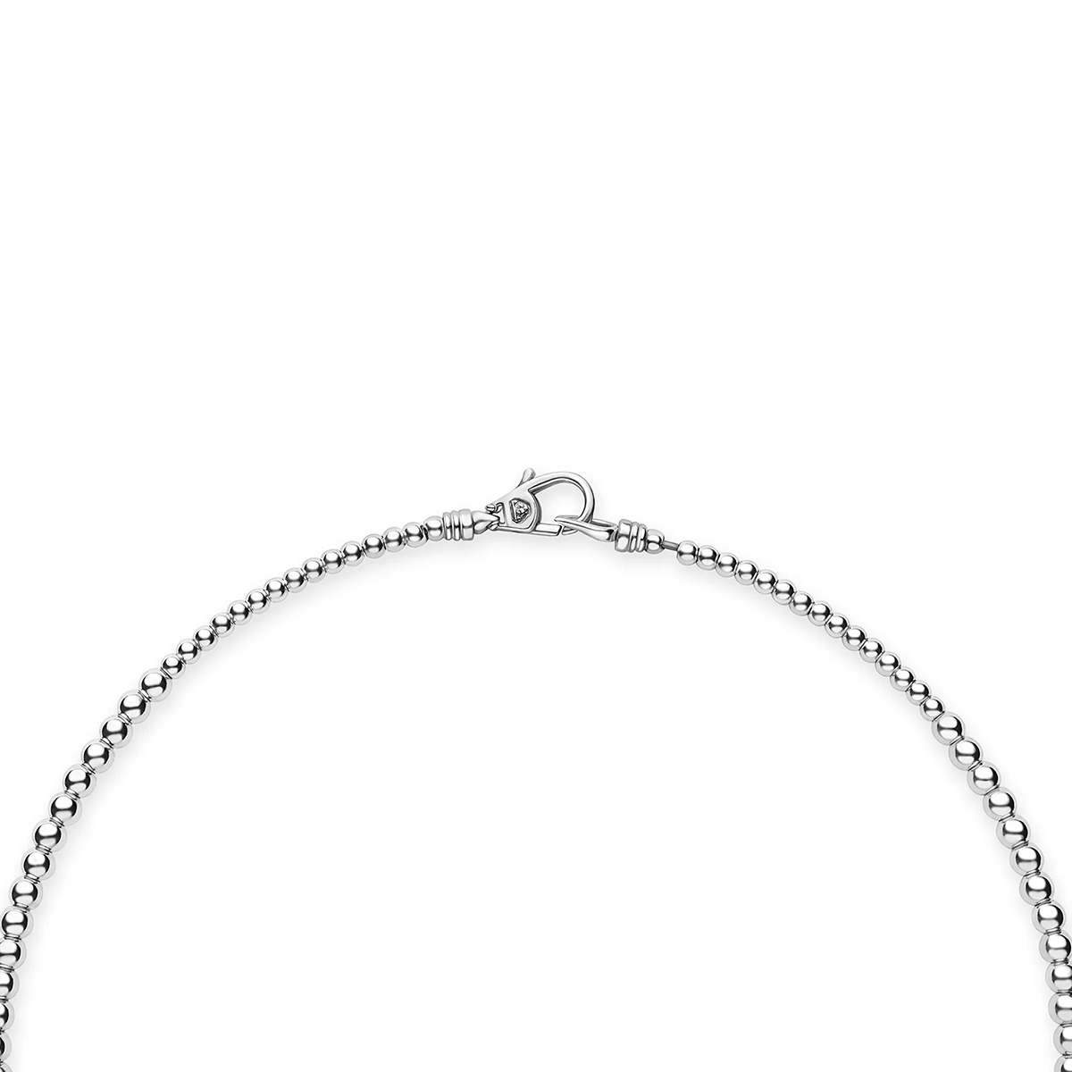 LAGOS Caviar Bubbly Petite Sterling Silver Graduated Bead Necklace, 16
