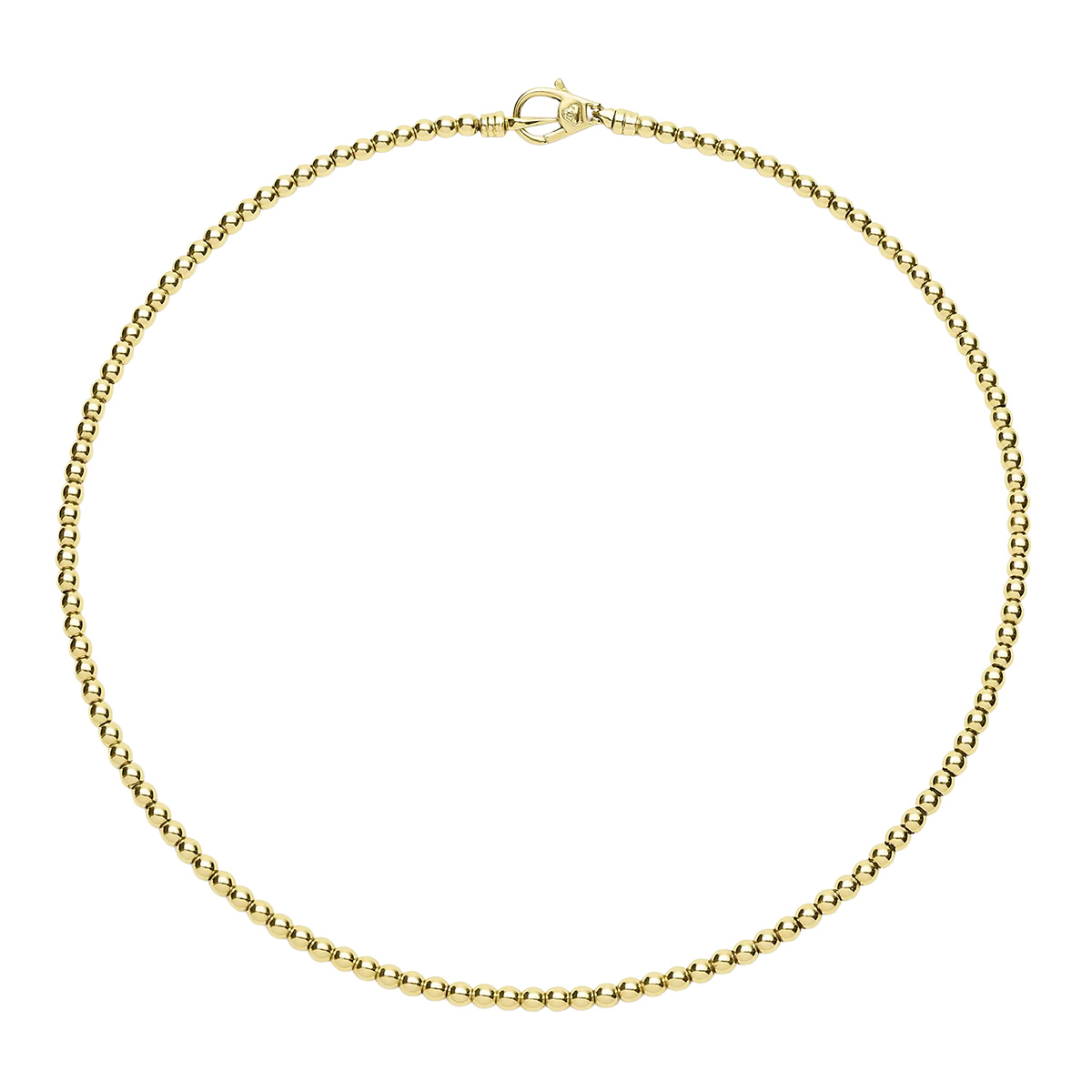 LAGOS Caviar Gold Yellow Gold Beaded Collar Necklace, 16