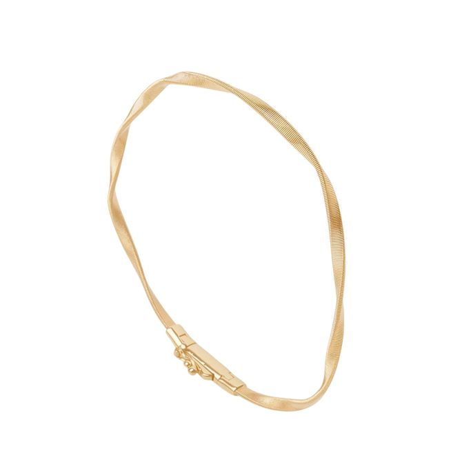 Marco Bicego Marrakech Yellow Gold Twisted Coil Bracelet, 6.5"