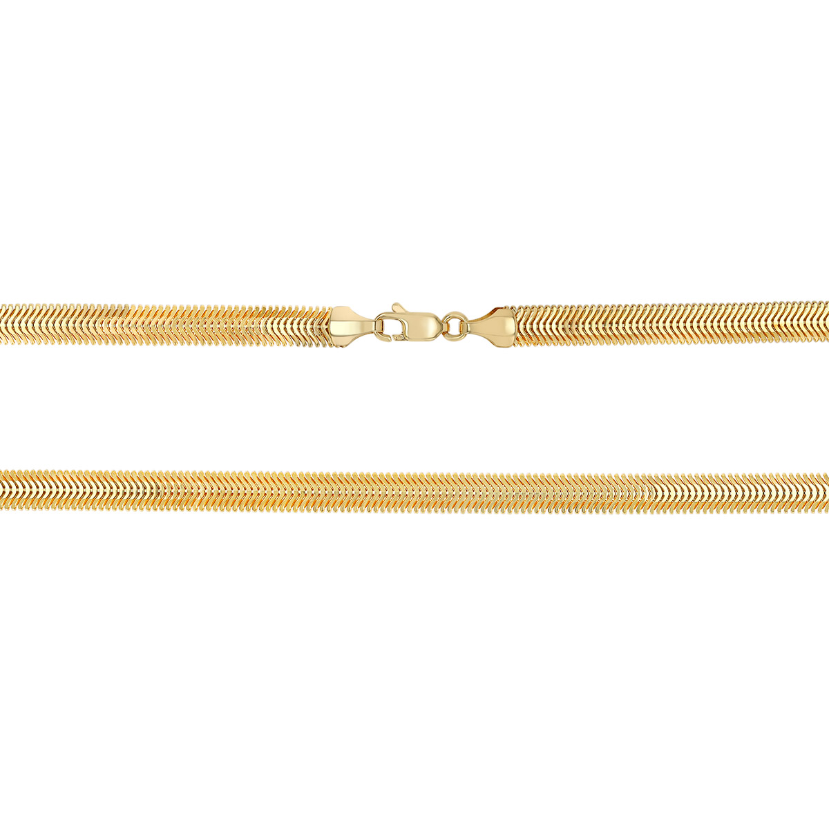 Yellow Gold 6.40 mm Snake Chain, 18