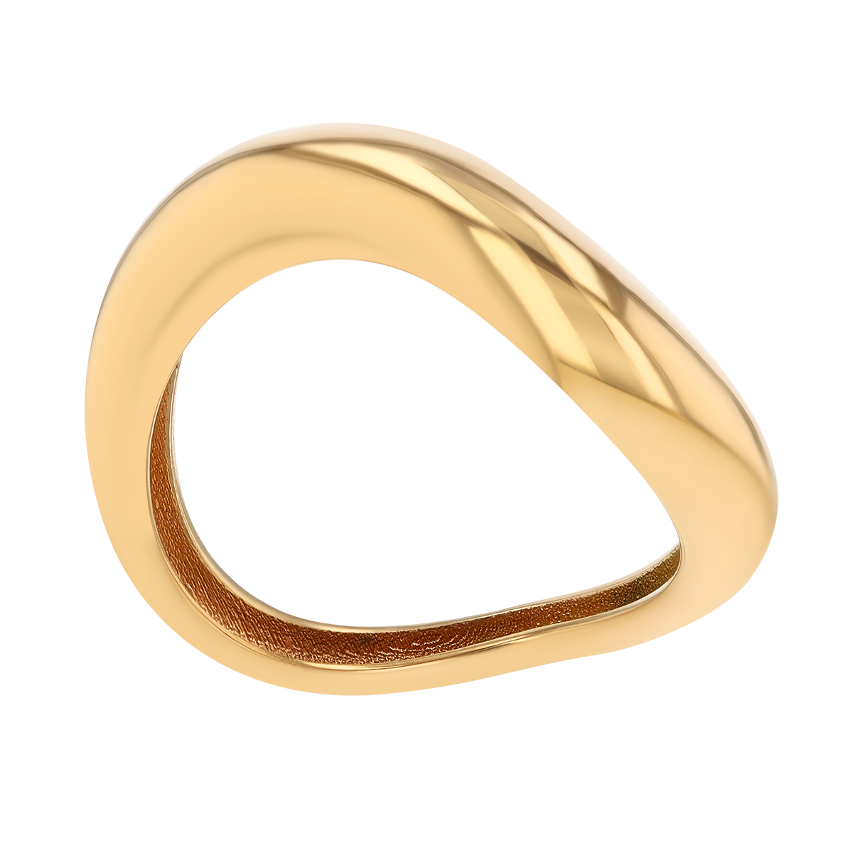 Zoe Chicco Yellow Gold Rounded Wave Ring