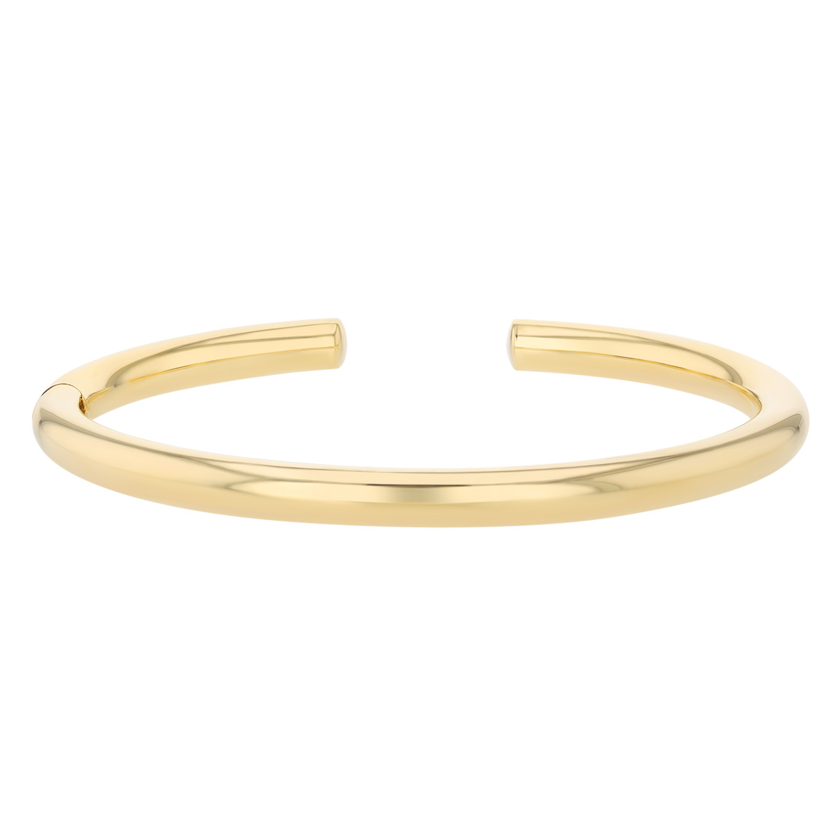Yellow Gold Rounded Cuff Bracelet