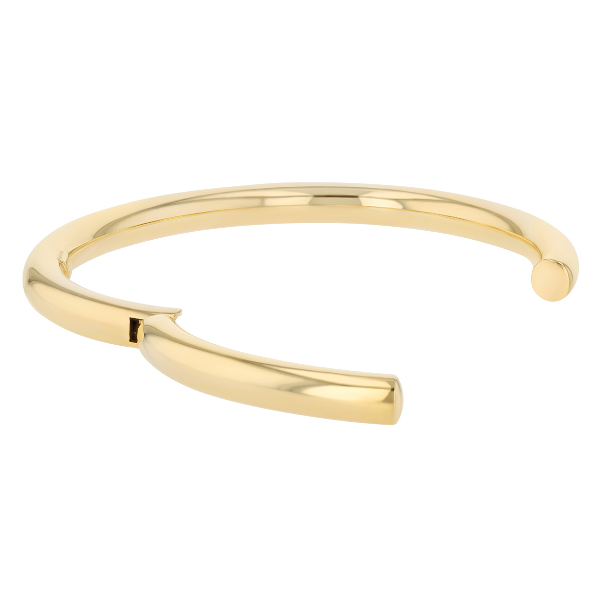 Yellow Gold Rounded Cuff Bracelet