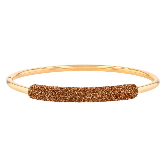 Pesavento Gold on Gold Yellow Gold Vermeil Dust Bangle Bracelet