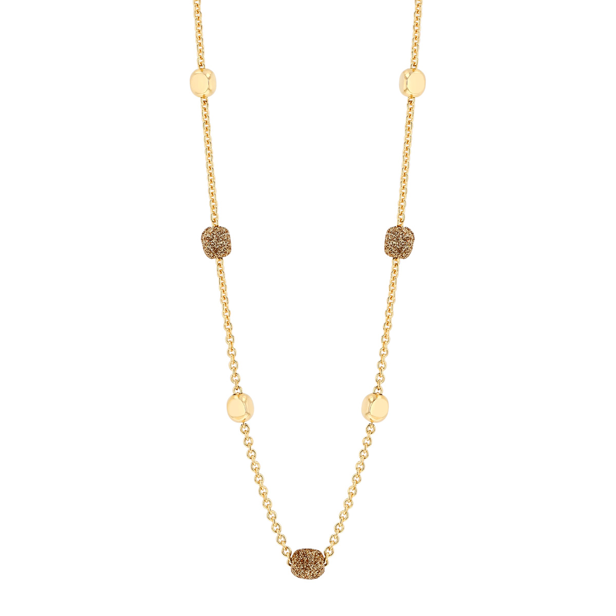 Pesavento Gold on Gold Yellow Gold Vermeil Dust Station Necklace