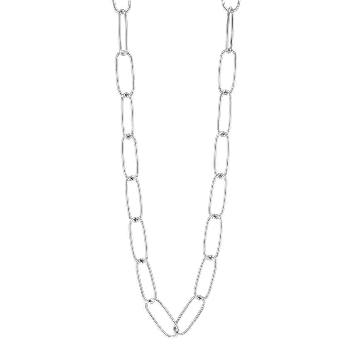 Pesavento Forever Chic Sterling Silver Oval Link Necklace