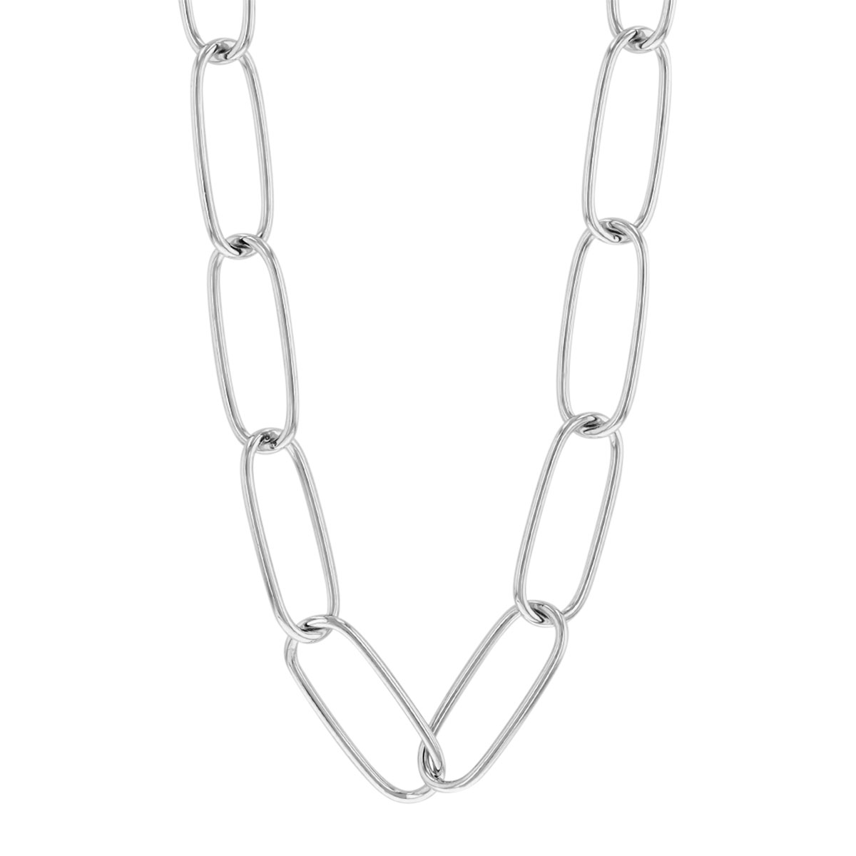 Pesavento Forever Chic Sterling Silver Oval Link Necklace