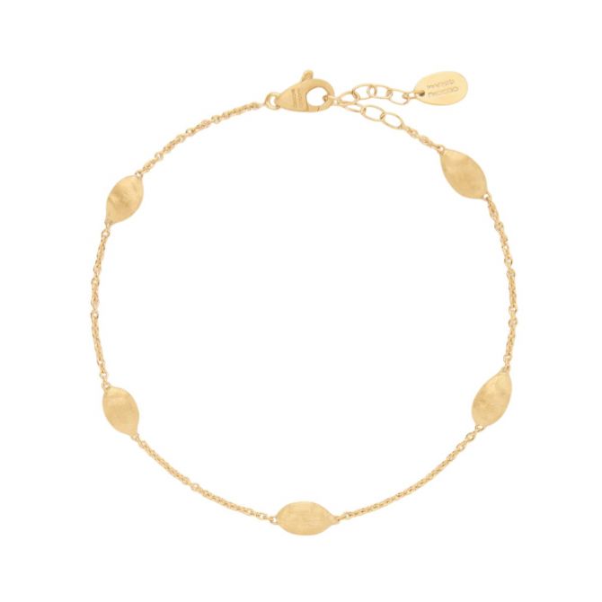 Marco Bicego Siviglia Yellow Gold Oval Station Bracelet, 7.5"