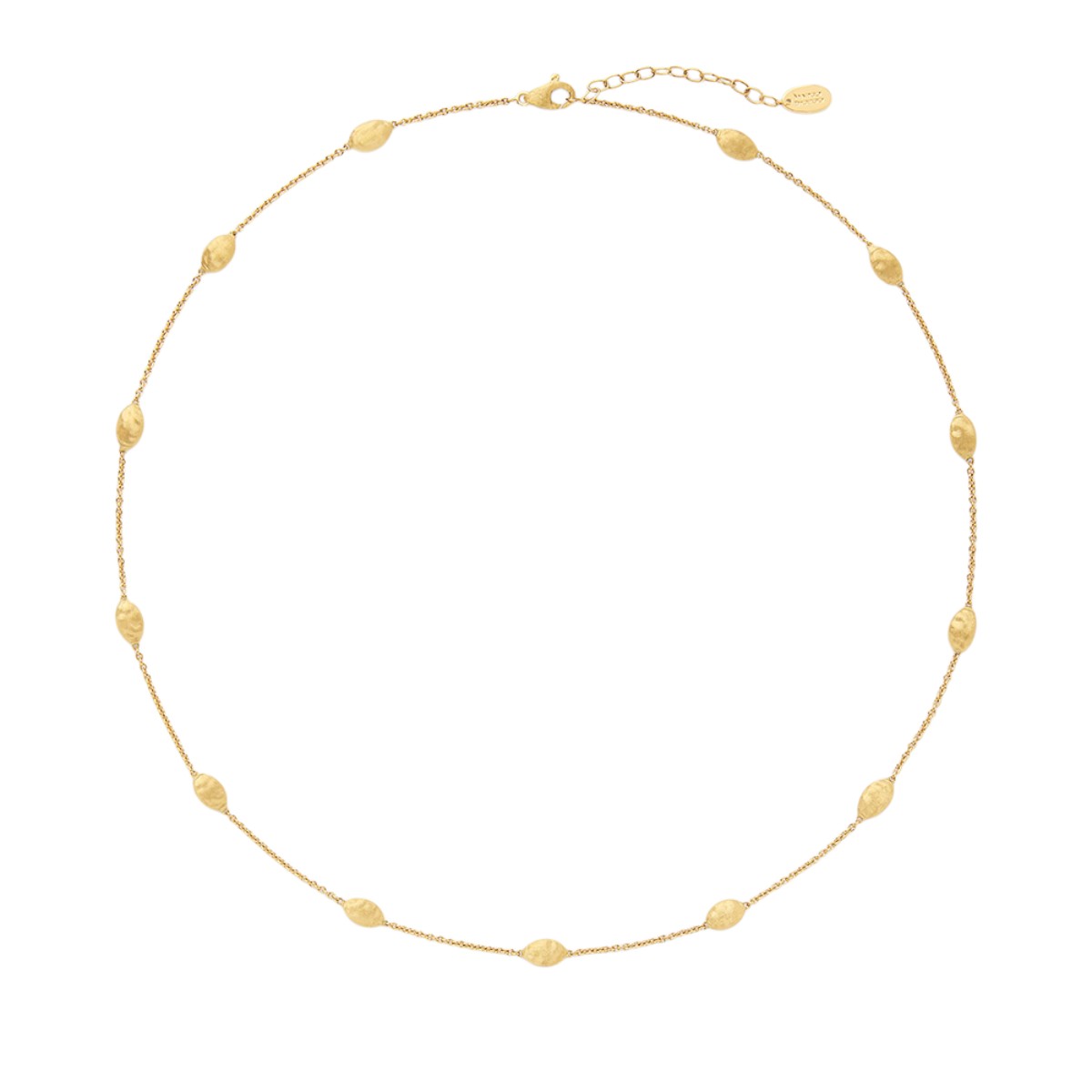 Marco Bicego Siviglia Yellow Gold Oval Station Necklace, 17.5