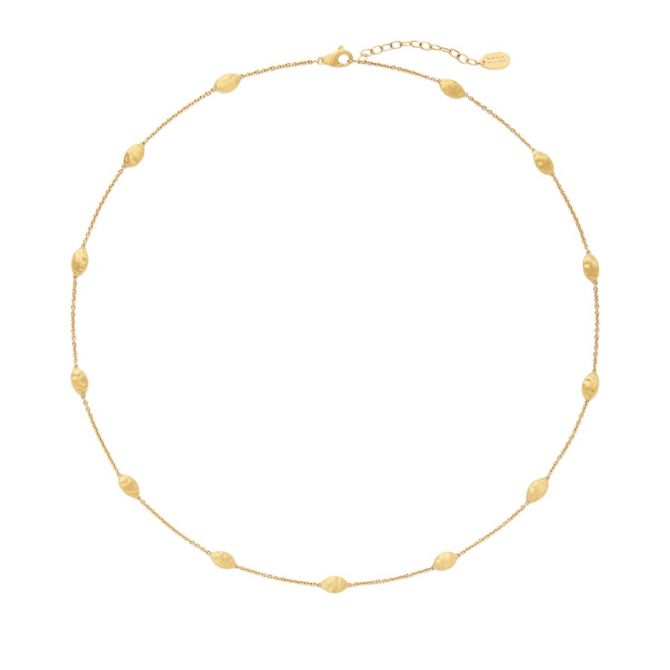 Marco Bicego Siviglia Yellow Gold Oval Station Necklace, 17.5"