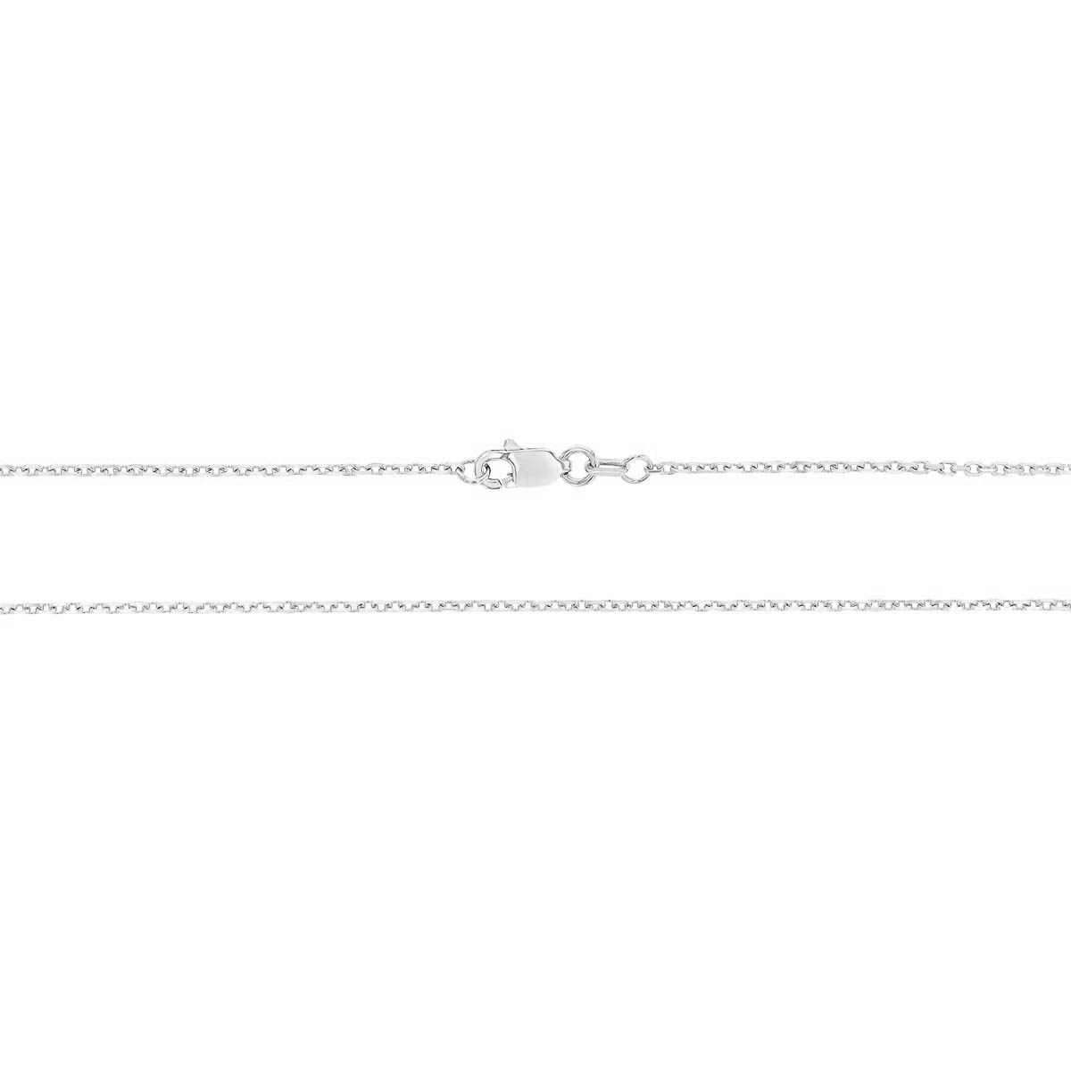 Sterling Silver Cable Chain Necklace, 1.25 mm, 20