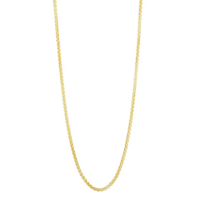 Yellow Gold 2.6 mm Box Chain, 20"