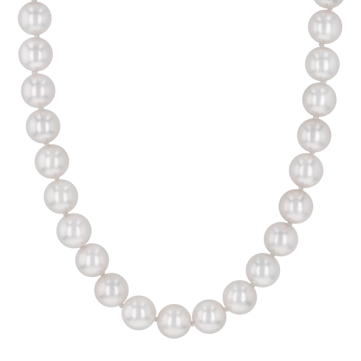 TARA Pearls Akoya Cultured Pearl Strand Necklace in White Gold, 18