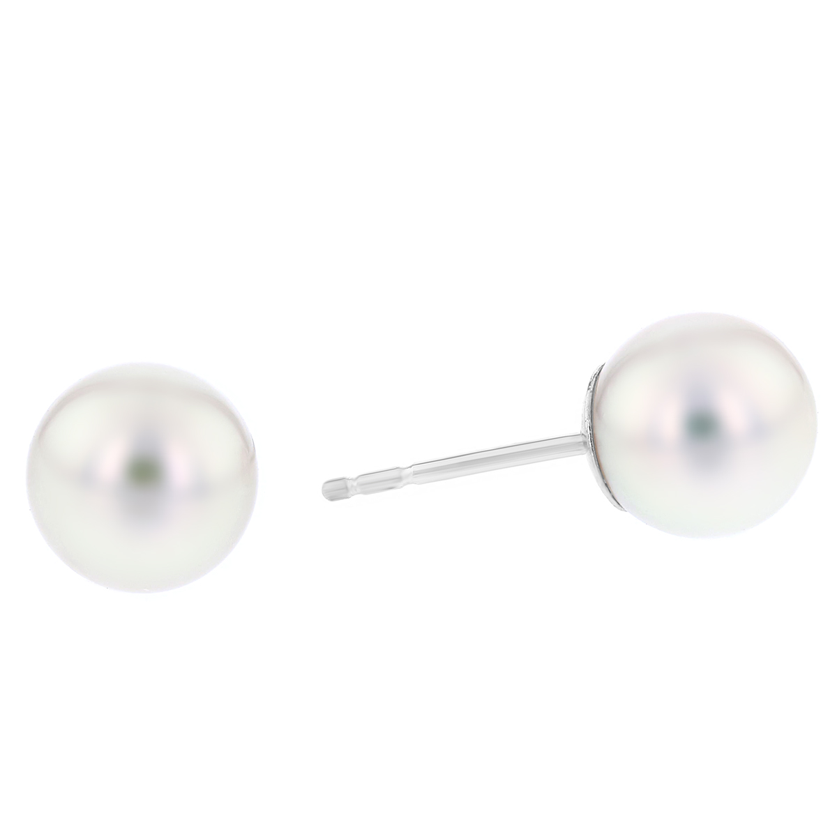 TARA Pearls Akoya Cultured Pearl Strand & Stud Earrings, 7x7.5mm in White Gold