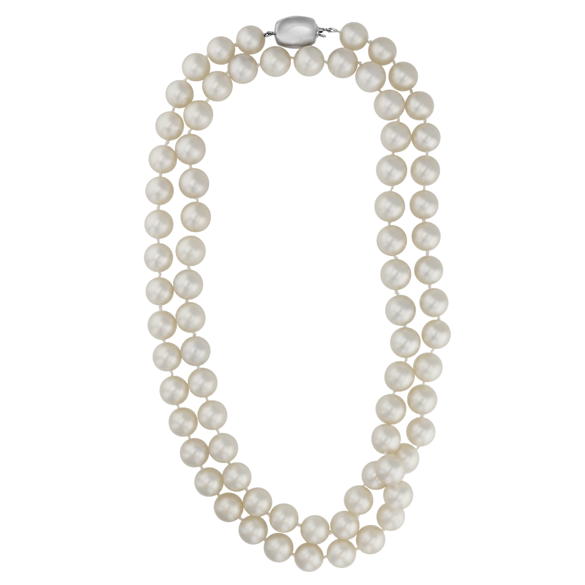 White South Sea Cultured Pearl Strand Necklace, 39