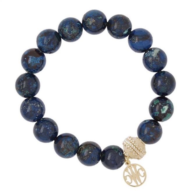 Clara Williams Azurite Beaded Bracelet