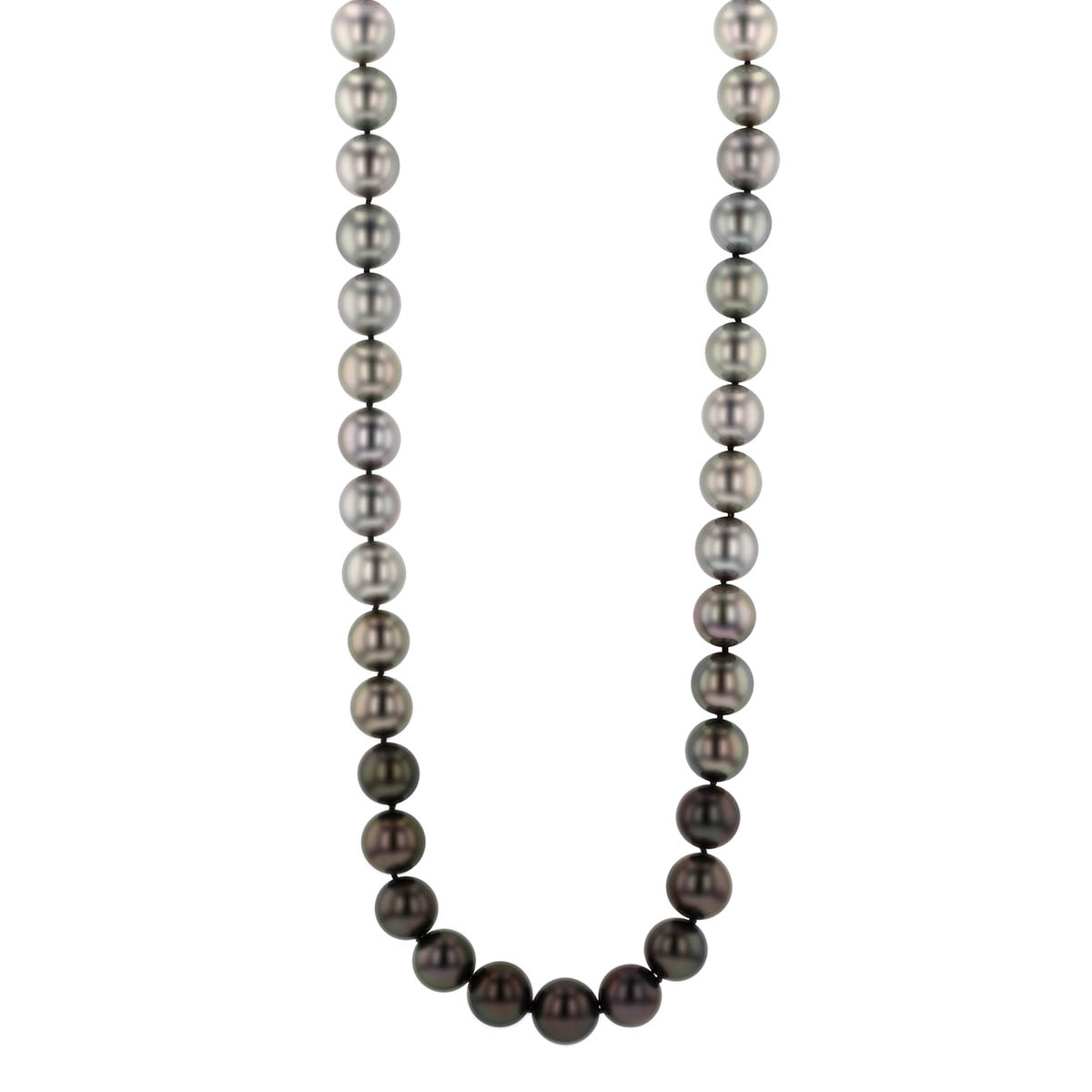 TARA Pearls Tahitian South Sea Cultured Pearl Ombre Strand Necklace, 17.75