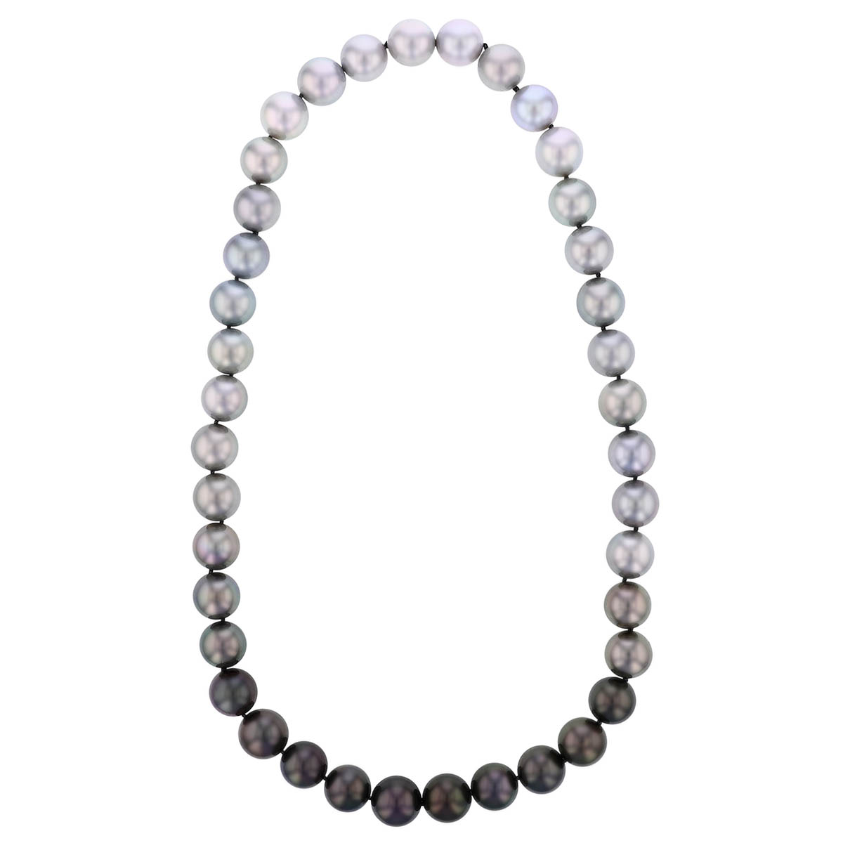 TARA Pearls Tahitian South Sea Cultured Pearl Ombre Strand Necklace, 17.75
