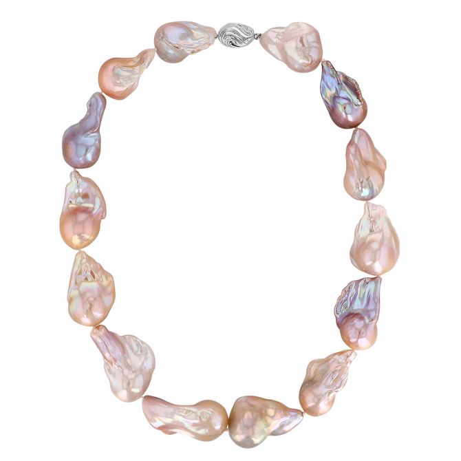 TARA Pearls Pastel Freshwater Baroque Cultured Pearl Strand Necklace, 18.5"
