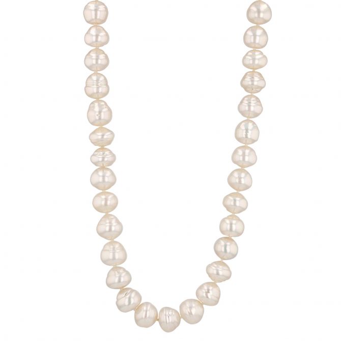 TARA Pearls White South Sea Baroque Cultured Pearl Strand Necklace, 34.5"