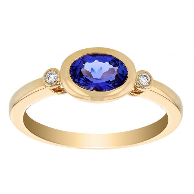 Tanzanite Five-Stone Ring