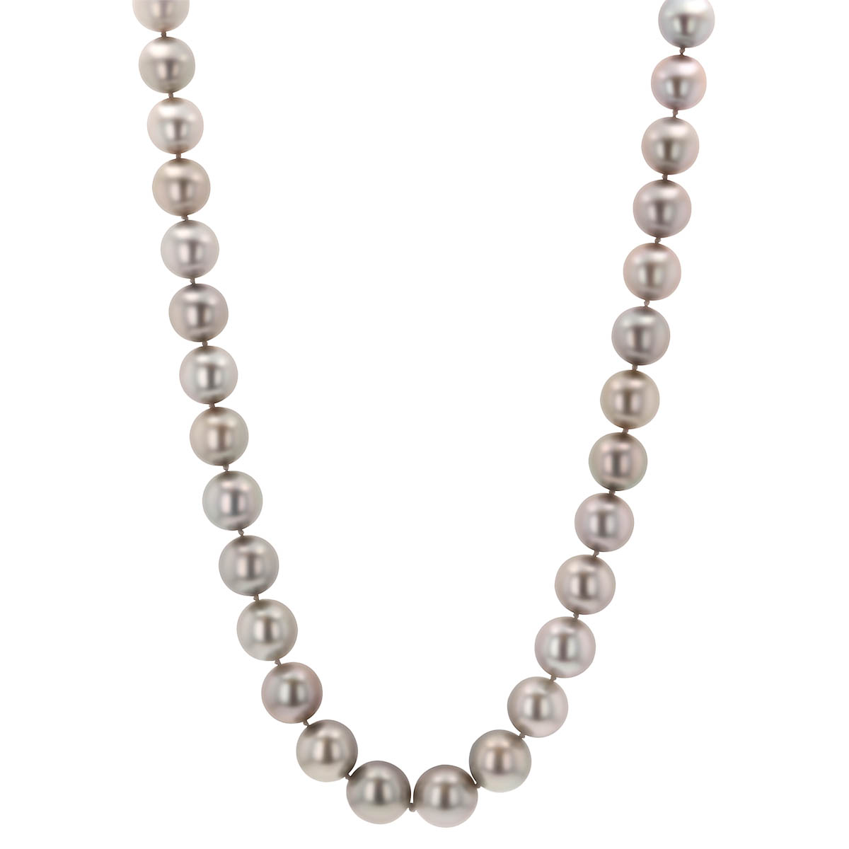 TARA Pearls Tahitian South Sea Cultured Pearl Strand Necklace in White Gold with Diamond Accents, 23