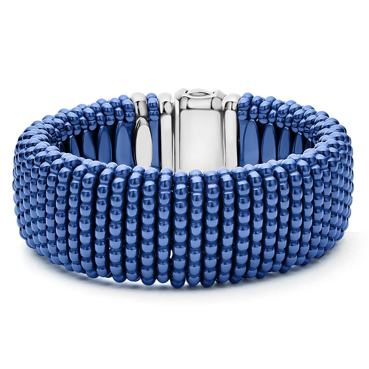 LAGOS Blue Caviar Statement Ceramic Caviar Bracelet, 23 mm, 7