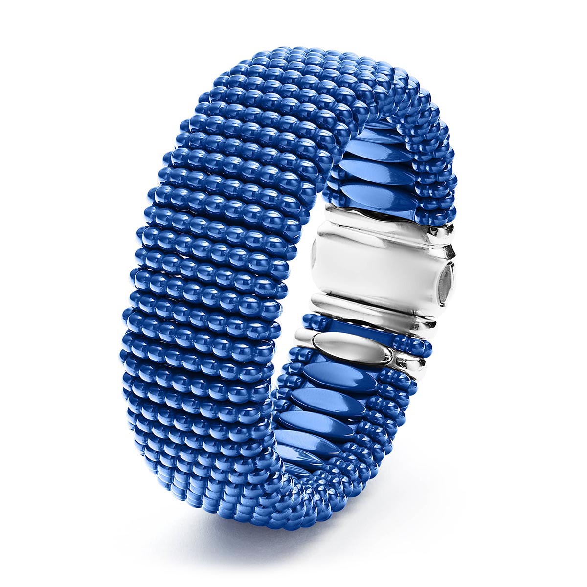 LAGOS Blue Caviar Statement Ceramic Caviar Bracelet, 23 mm, 7