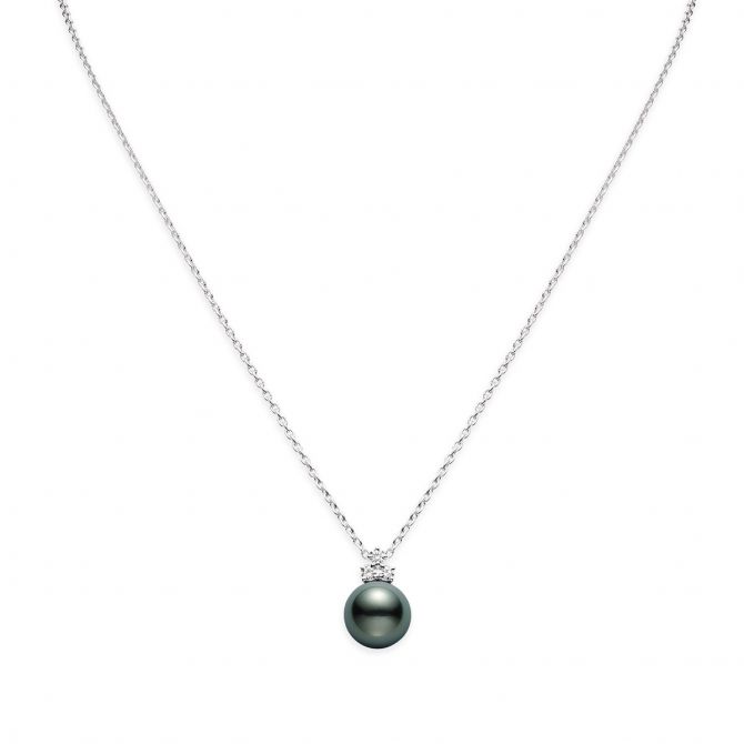 Mikimoto tahitian clearance pearl necklace