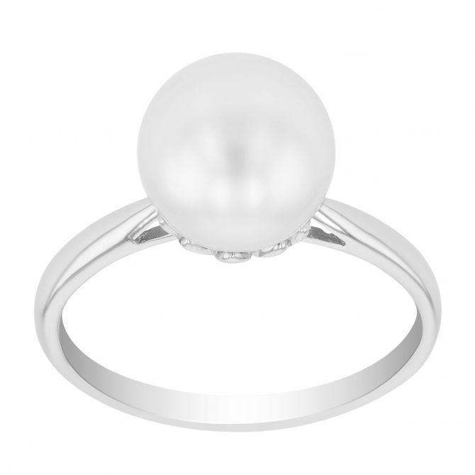 TARA Pearls White South Sea Cultured Pearl Ring in White Gold