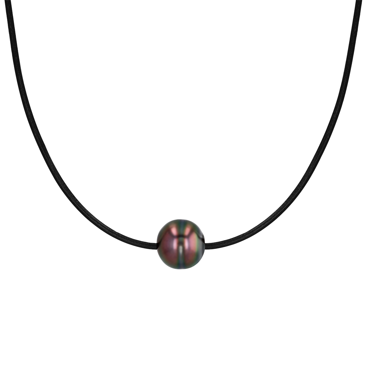 TARA Pearls Black Tahitian South Sea Cultured Pearl Cord Necklace, 19.5