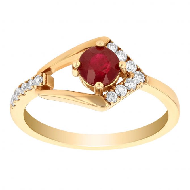 Ruby Stone Finger Ring AJP2023-345 – amairajewellery