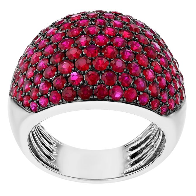 Ruby pave band discount