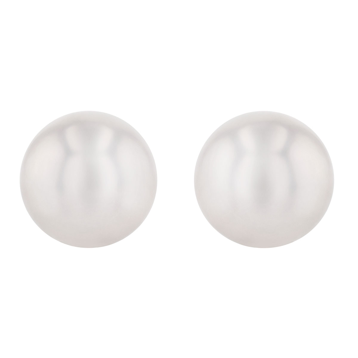 TARA Pearls Akoya Cultured Pearl Stud Earrings in White Gold, 6-6.5 mm
