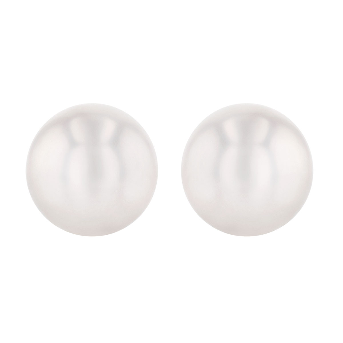 TARA Pearls Akoya Cultured Pearl Stud Earrings in White Gold, 3 mm