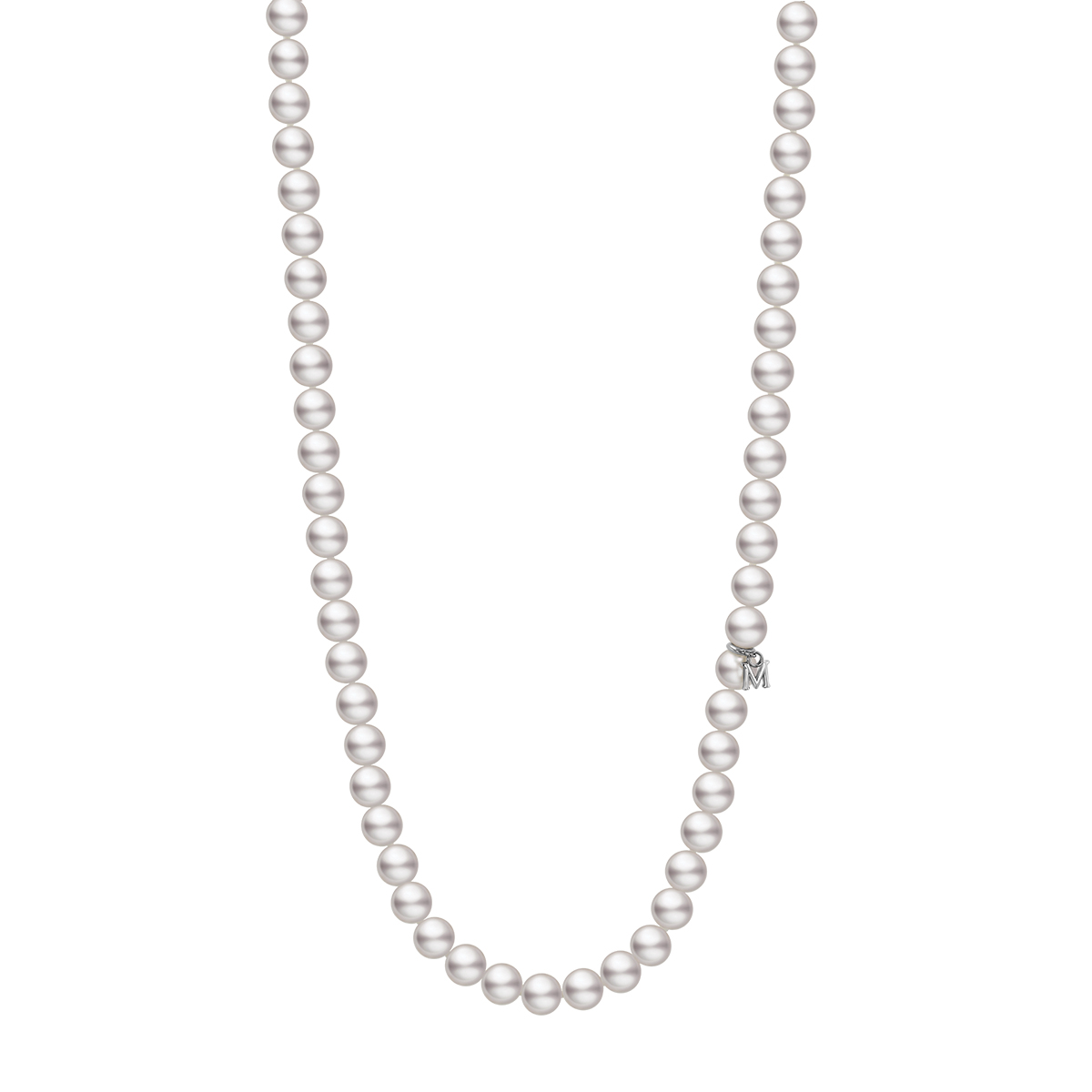 Mikimoto Akoya Cultured Pearl Strand Necklace in White Gold, 16