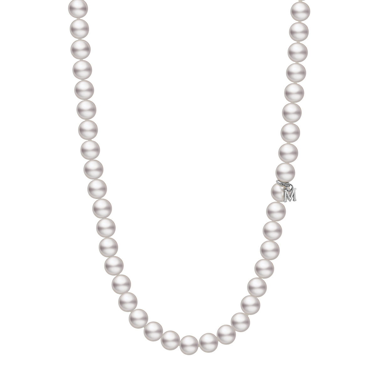 Mikimoto Akoya Cultured Pearl Strand Necklace in White Gold, 16