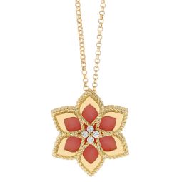 Roberto Coin Palazzo Ducale Carnival Yellow Gold Necklace with