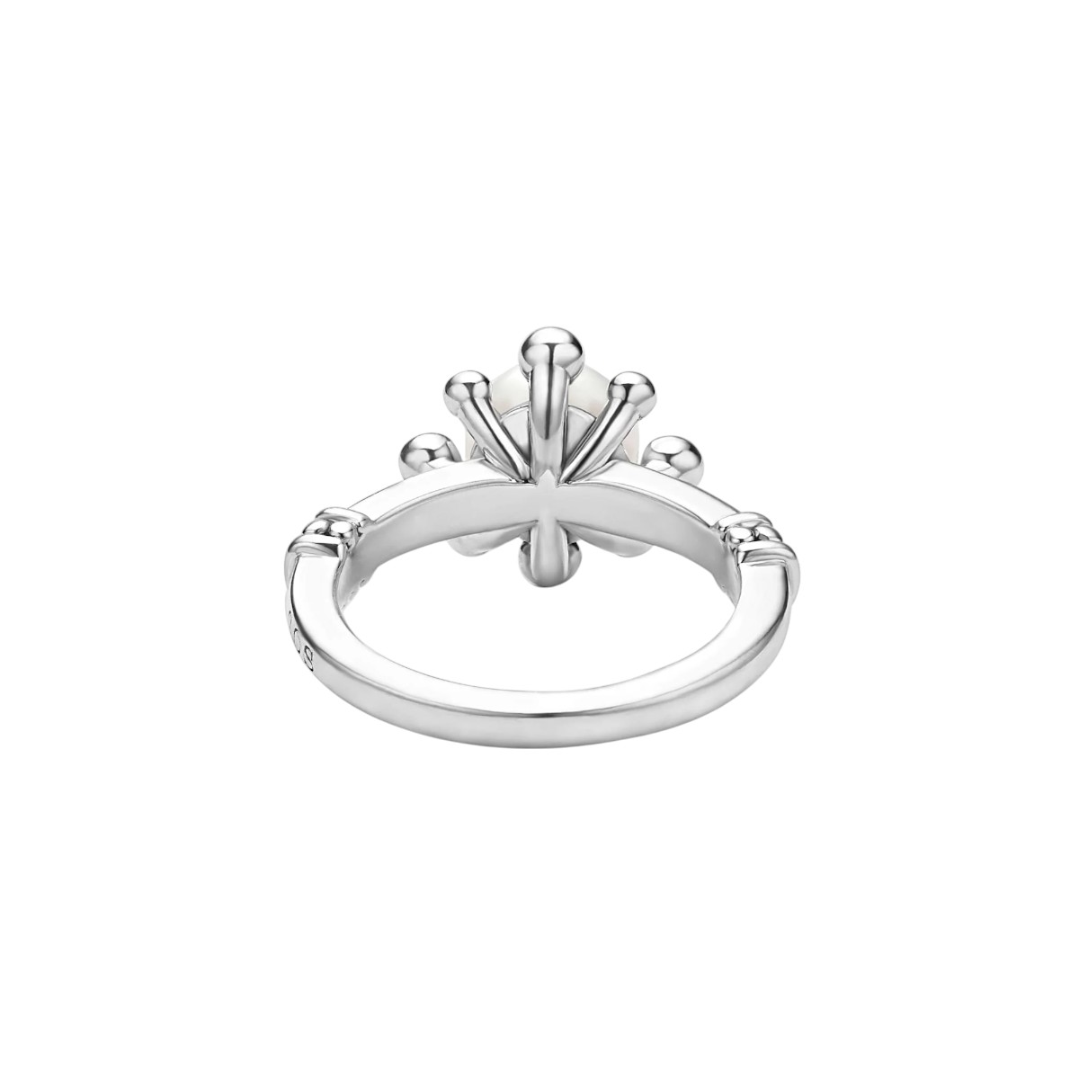 Lagos Luna Fleur Pearl Ring, Size 7