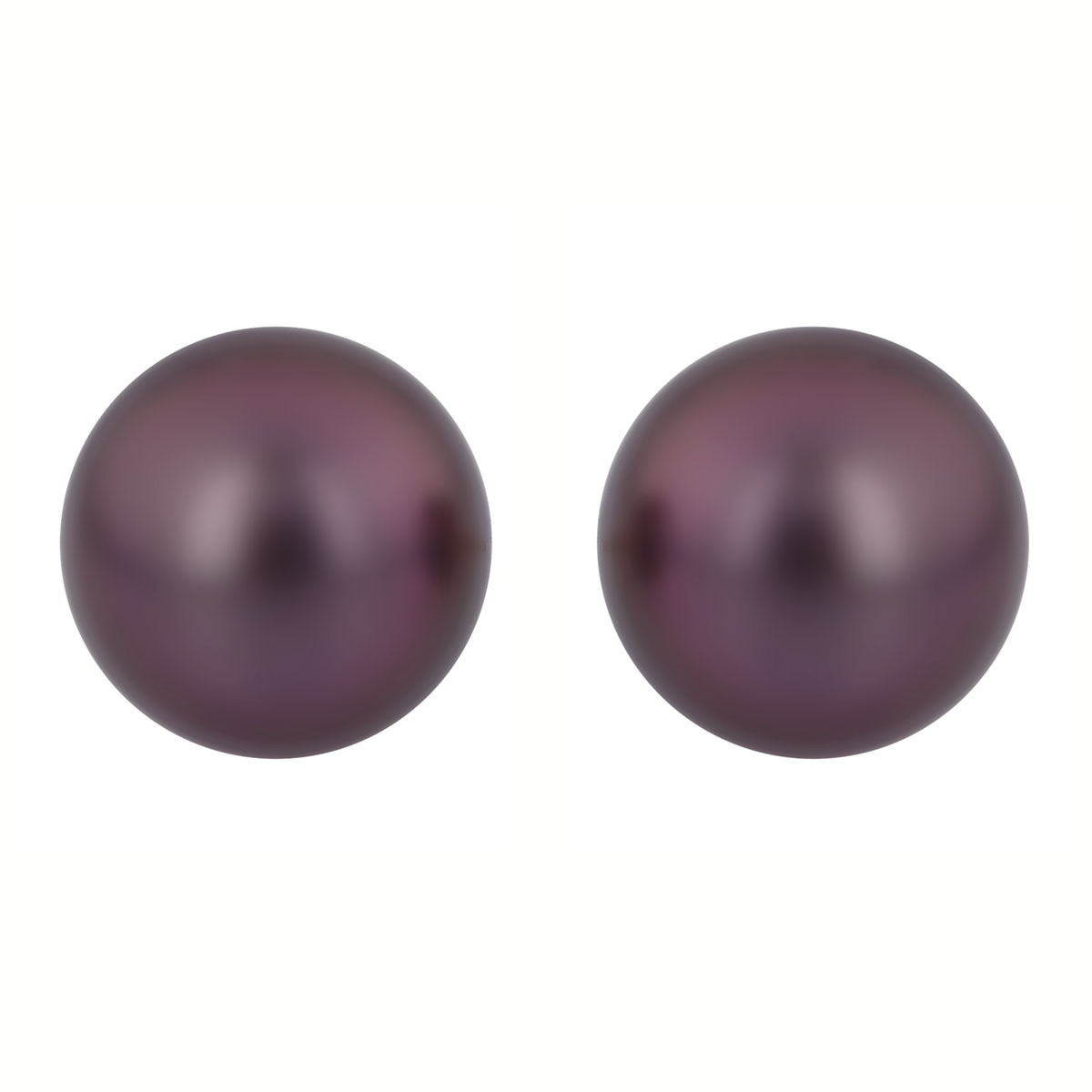 TARA Pearls Tahitian South Sea Cultured Pearl Stud Earrings in Yellow Gold, 11-12 mm