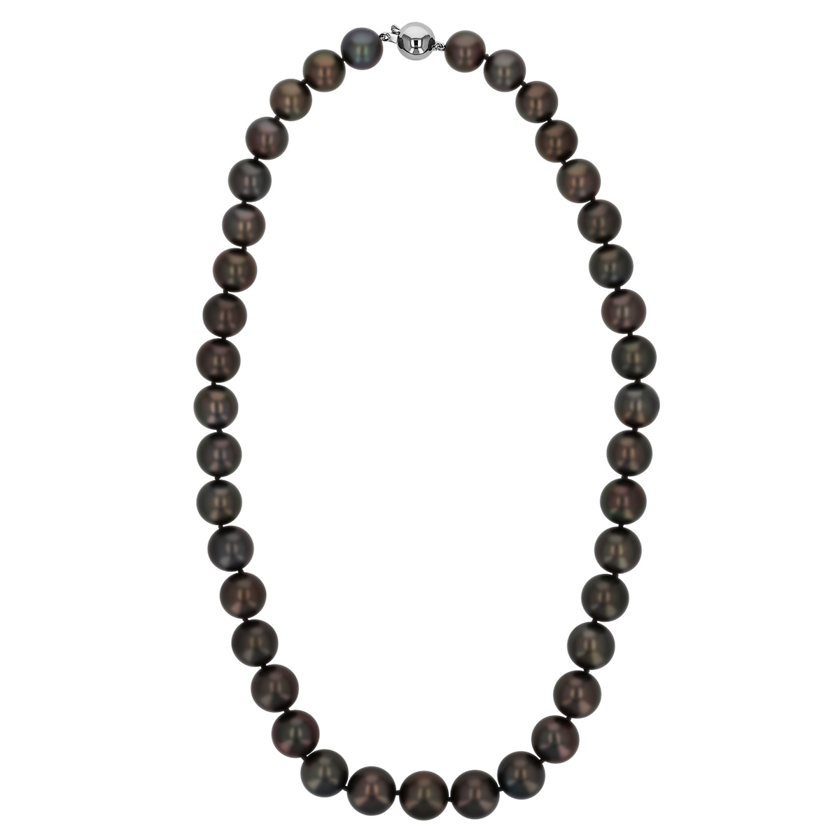 TARA Pearls Tahitian South Sea Cultured Pearl Princess Strand with White Gold Clasp, 10-11.9 mm, 18