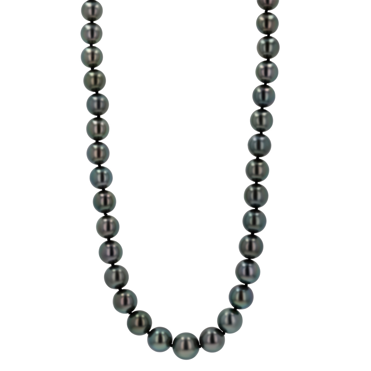 TARA Pearls Tahitian South Sea Cultured Pearl Princess Strand with White Gold Clasp, 9-11 mm, 18