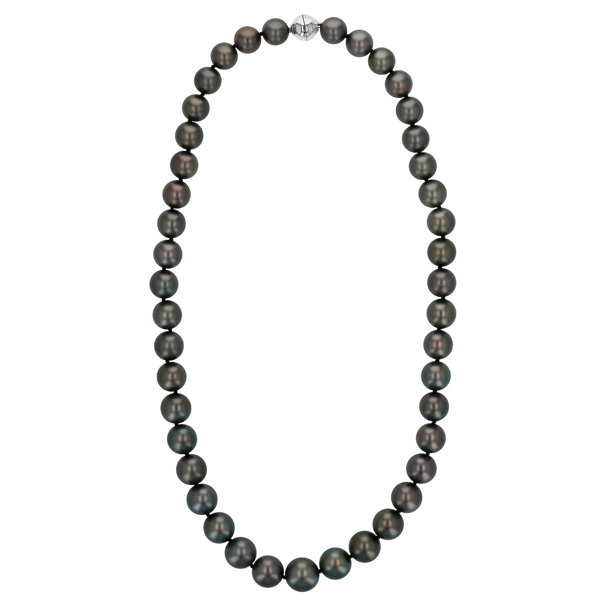 TARA Pearls Tahitian South Sea Cultured Pearl Princess Strand with White Gold Clasp, 9-11 mm, 18