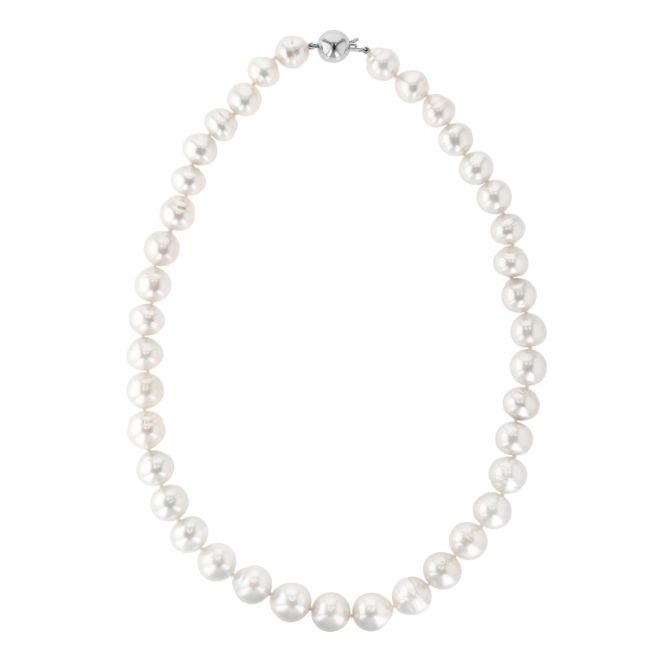 TARA Pearls South Sea Cultured Pearl Princess Strand Necklace in White Gold, 18", 10-12 mm