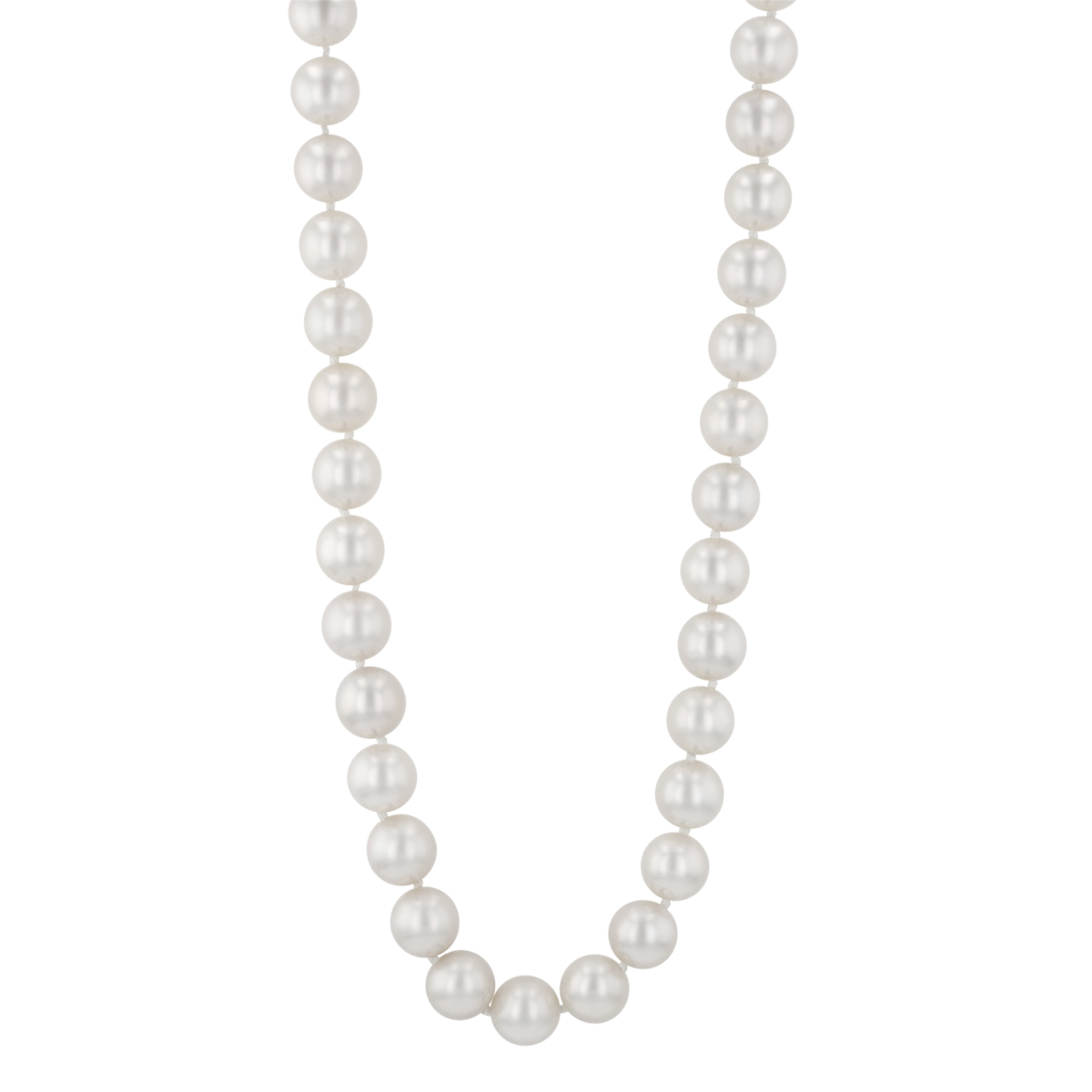 TARA Pearls South Sea Cultured Pearl Strand Necklace with Diamonds in White Gold, 17.5