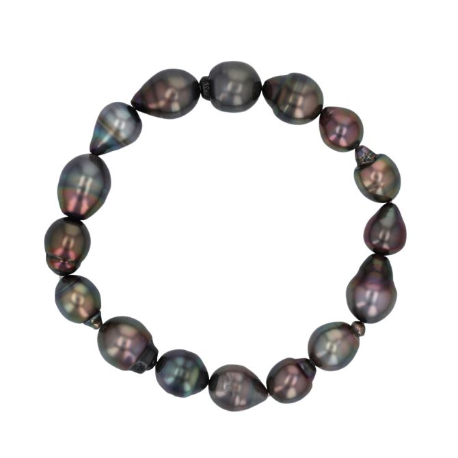 TARA Pearls Tahitian South Sea Cultured Pearl Stretch Bracelet, 7.5", 9-11 mm