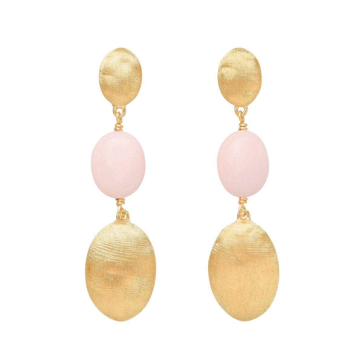 Marco Bicego Siviglia Opal & Yellow Gold Bead Dangle Earrings