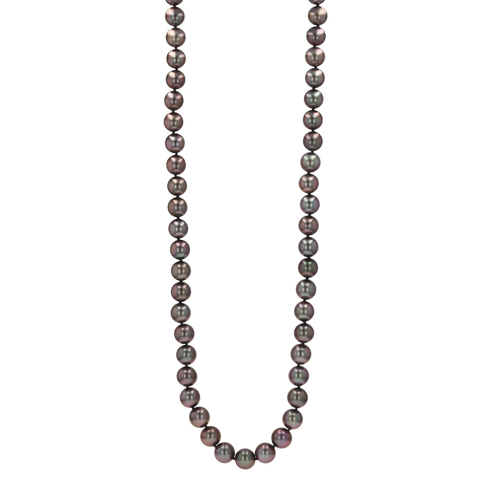 TARA Pearls Tahitian South Sea Cultured Pearl Strand Necklace in White Gold, 34.5
