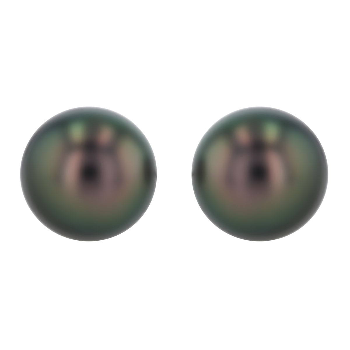 TARA Pearls Tahitian South Sea Cultured Pearl Stud Earrings in White Gold, 8-9 mm